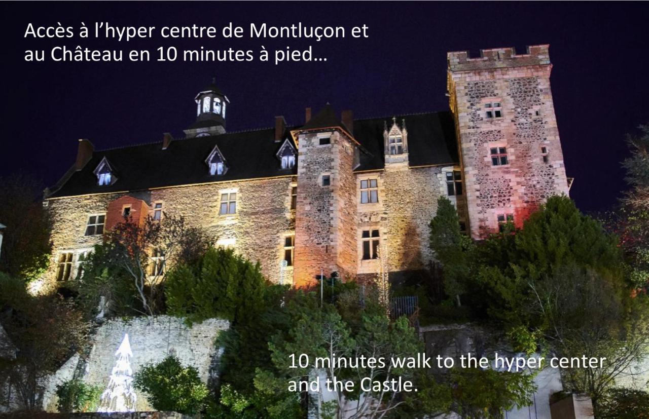 Le 44 - T2 Renove Moderne Et Confortable En Centre-Ville Montlucon Luaran gambar